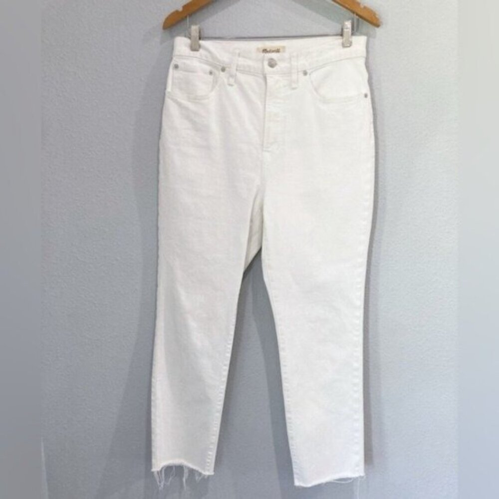 Madewell Women's High Rise Jeans - White - Picture 2 of 13